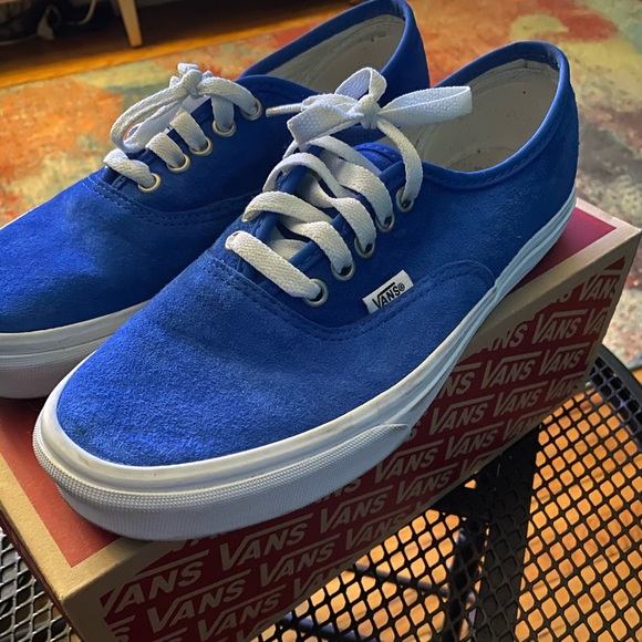 Blue Suede Vans - Picture 3 of 4